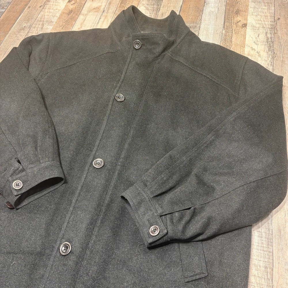Cardinal of Canada Overcoat Mens 48R Gray Wool Carter Jacket Nordstrom Winter